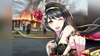 Your dear house, burning