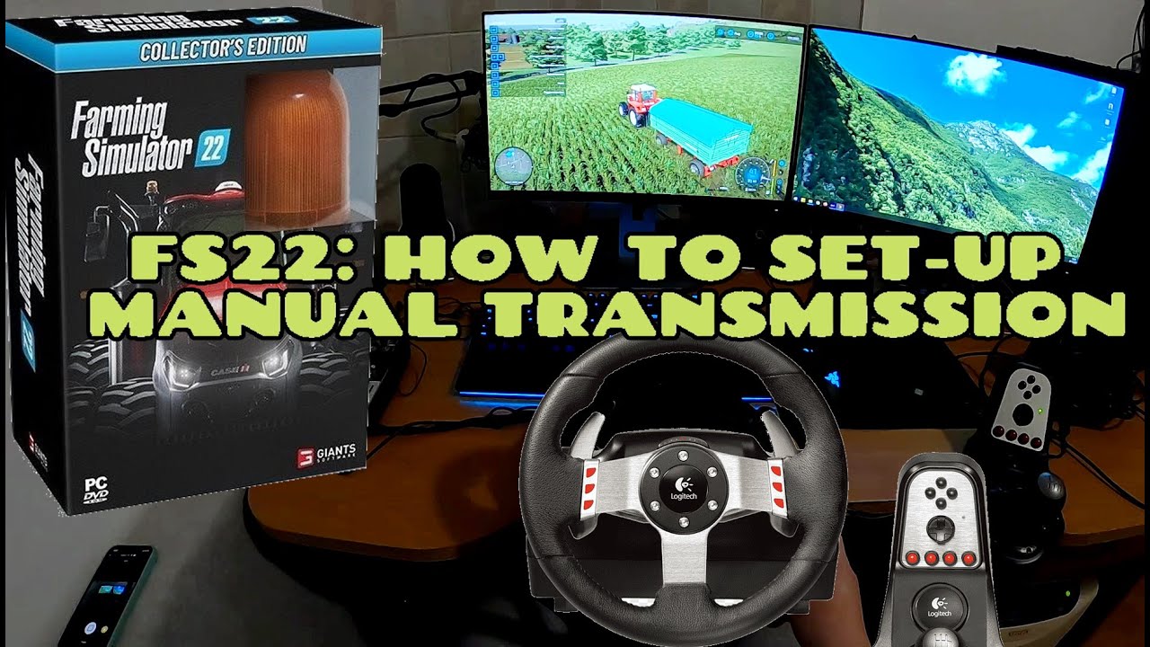 dyr sortie det er smukt FS22 - HOW TO SET-UP MANUAL TRANSMISSION (G27 Logitech steering wheel) -  POV VIDEO - YouTube