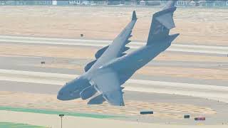 C17 Emergency Landing Due To Fire Engine [XP11]