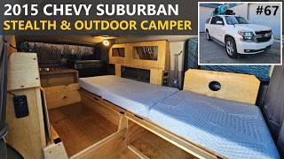 2015 Chevy Suburban Stealth & Outdoor Camper For 2 (Tons Of Storage)
