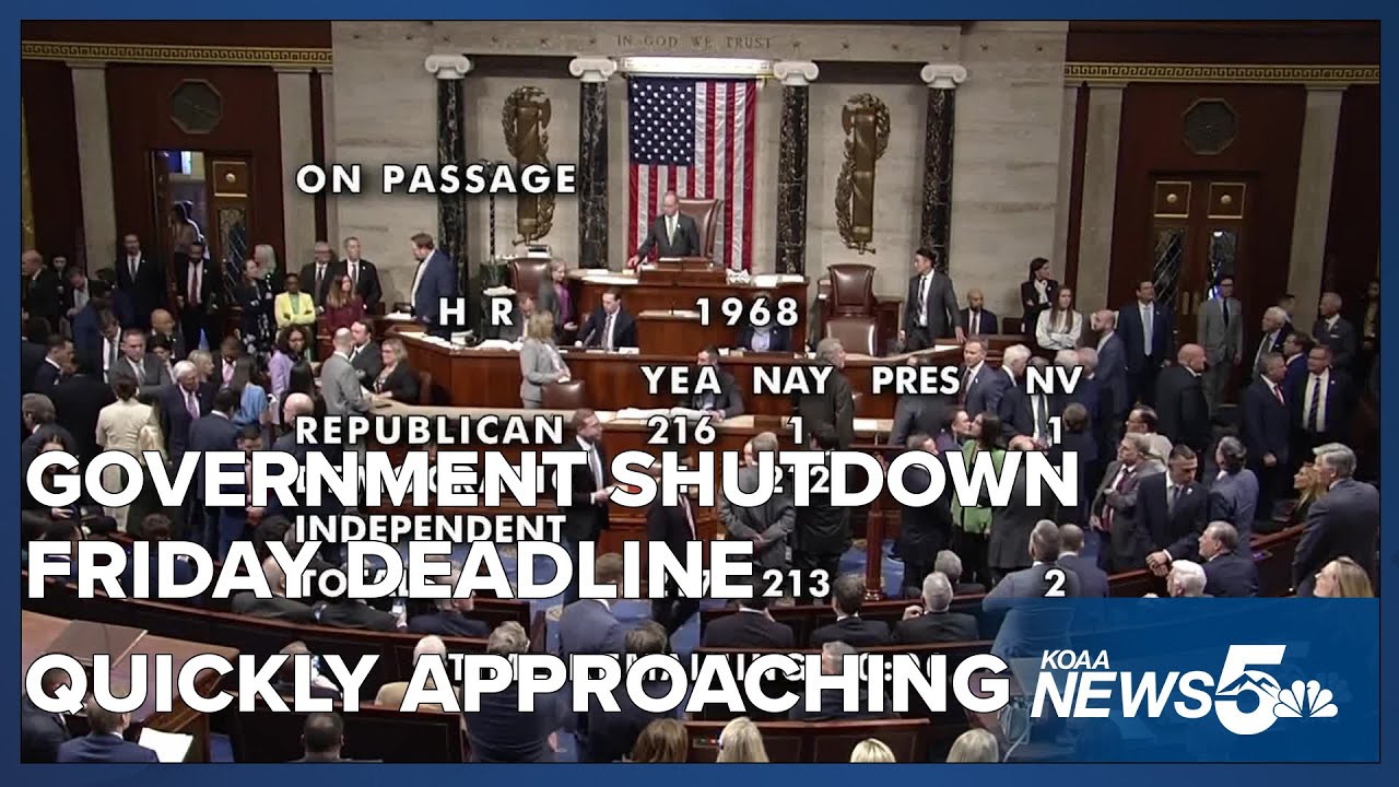 Government shutdown looming as Friday deadline quickly approaches - YouTube