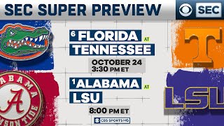 SEC Doubleheader on CBS Super Preview | CBS Sports HQ