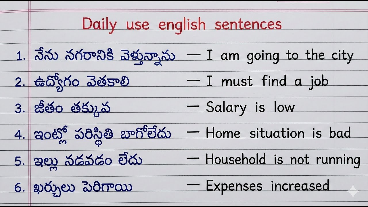 30 daily use english sentences | learn english easily | daily use english | hashu studies 