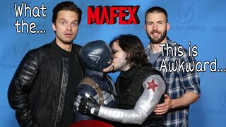 Mafex Captain America (Stealth suit) and Winter Soldier REVEALED!