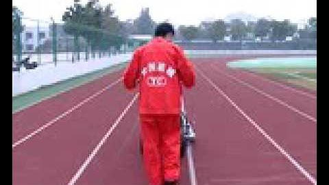 Running track installation equipment and epdm granules and pu binder material