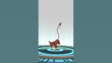 Evolving Shiny purrloin in Pokemon Go