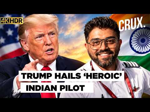 Trump Hails Indian Flydubai Pilot Smit Machchhar as ‘Hero’ After Foiling Mid-Air Attack | 4K