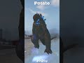 Kaiju universe  potato vs high graphics shorts