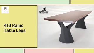 Unique Metal Table Legs for Dining Room || Flowyline Design