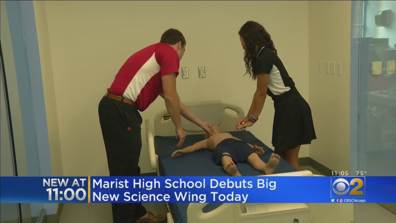 Chicago's Marist High School's New State Of The Art Science Wing Complete