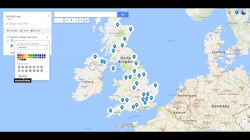 Using Google My Maps to map spreadsheet data