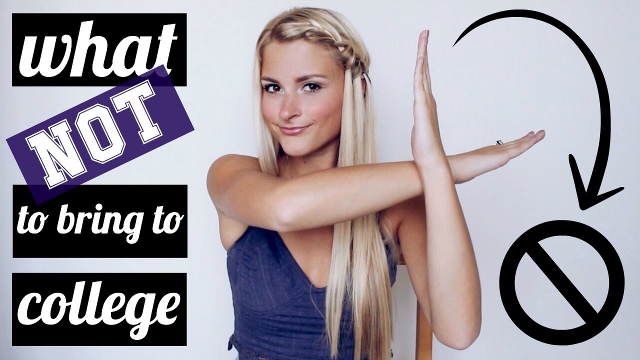 What NOT to Bring to College | Tasha Farsaci