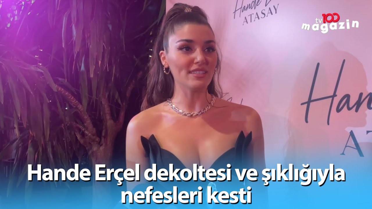 Hande Erçel Kerem Bürsin'den ayrıldı mı? Yüzü olduğu tanıtımda ilk kez konuştu...