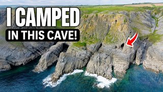 Camping in an Ancient Burial Cave Cut Off by the Tide