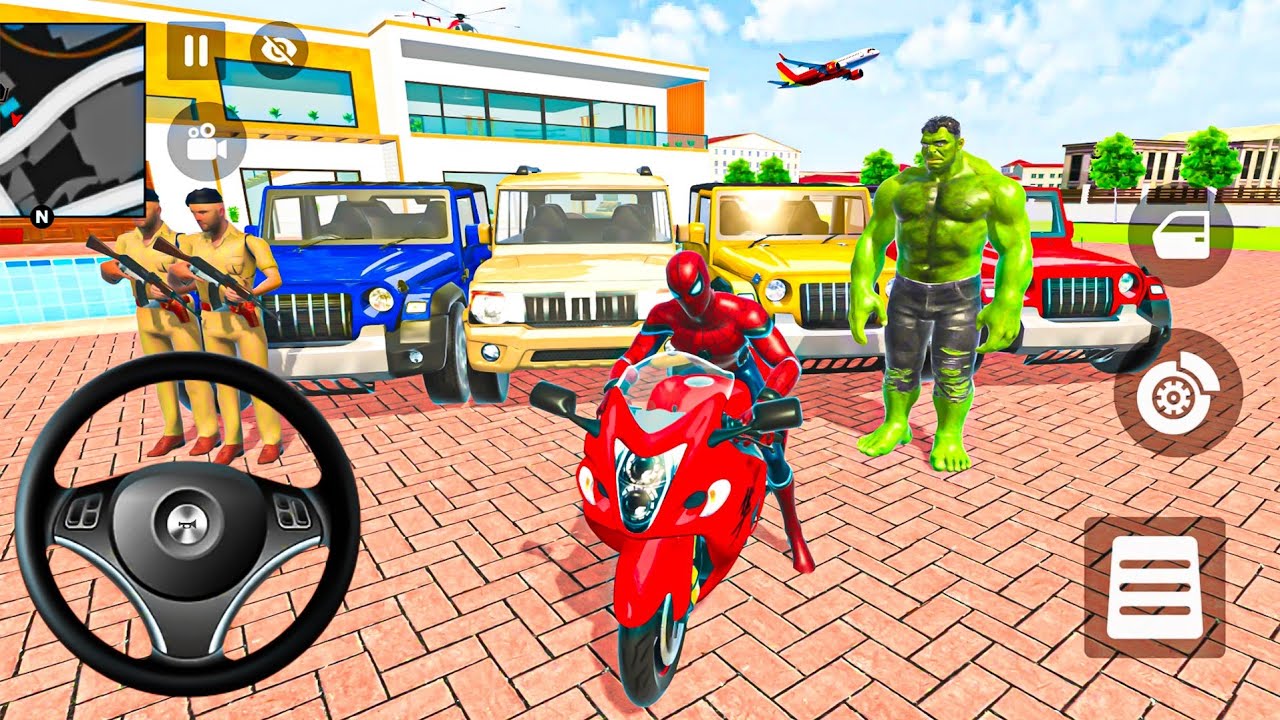 🤑Indian Thift Auto Simulator🤩Indian Showroom Purchase😯Modified Lexriy New Police DumperAnd Bike🥳Game