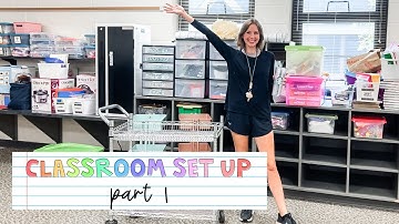 CLASSROOM SET UP part 1 | moving all the things