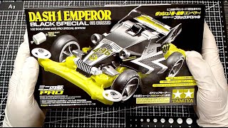 Tamiya Mini 4wd Dash 1 Emperor black Special Unboxing And Assembly