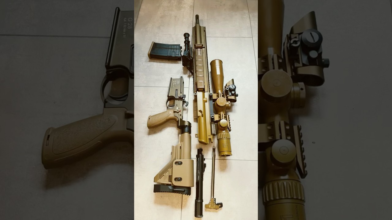 HK G28 + S&B Scope DMR  GBBR by VFC/ Umarex 