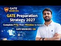 GATE Preparation Strategy 2027 | Complete PYQs First | Mistakes to Avoid | GATE WORRIORS | GW