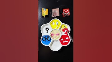 Inside out color mixing #insideout2 #insideout #colormixing #satisfying #asmr