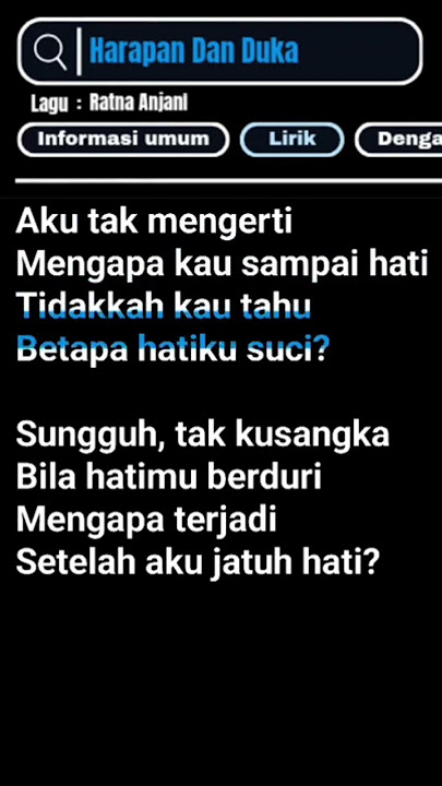 harapan dan duka