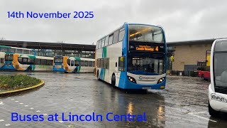 Buses at Lincoln Central Bus Station, 14.11.2025