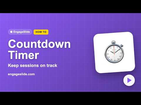 How to Add a Countdown Timer to Your Presentation (EngageSlide)