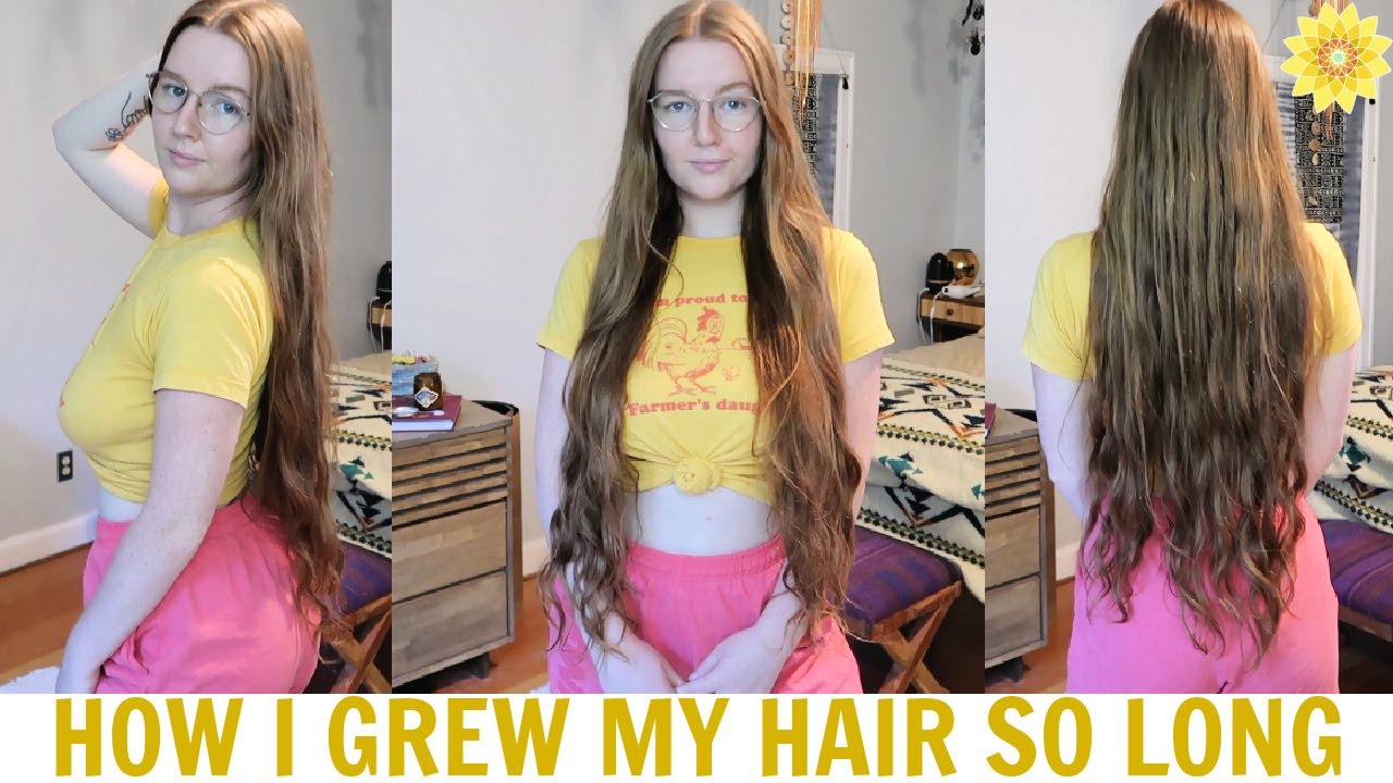 HOW TO GROW YOUR HAIR LONGER ZERO WASTE HAIR CARE ROUTINE YouTube
