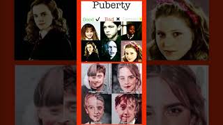 Puberty Glow-Up vs Glow-Down 😳 Harry Potter Cast Then vs Now Transformation! #harrypotter #foryou