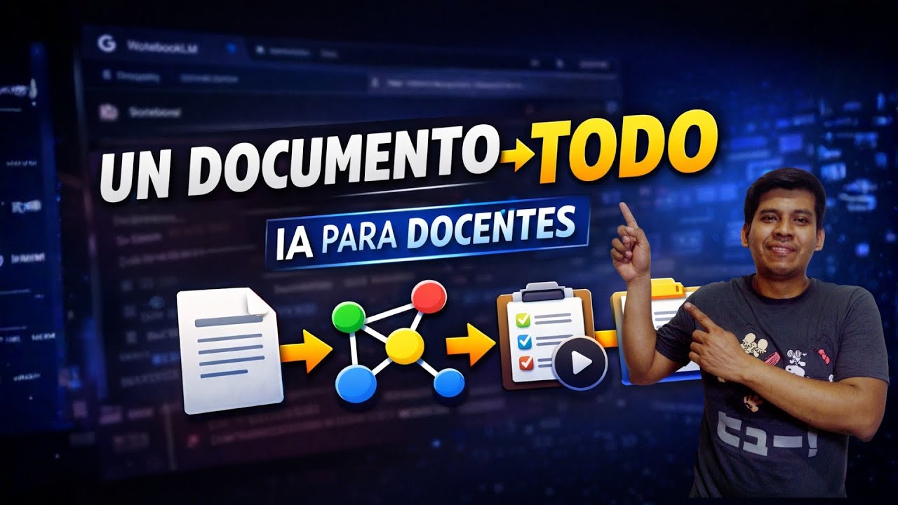NotebookLM para docentes: crea material didáctico desde un documento (paso a paso)