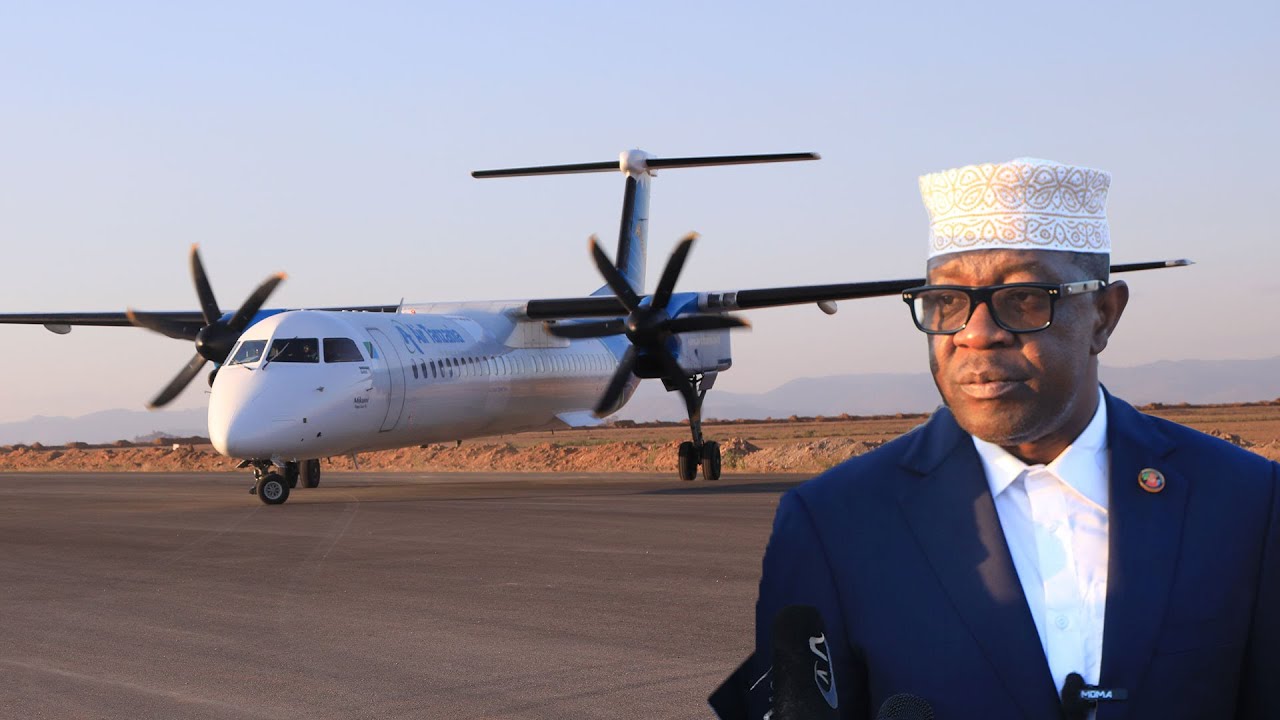 NDEGE YATUA KWA MARA YA KWANZA UWANJA WA MSALATO DODOMA KWA MAJARIBIO, WAZIRI ULEGA AFUNGUKA