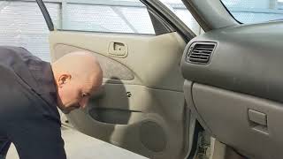 2001 Toyota Corolla Hatch Front Door Trim Removal