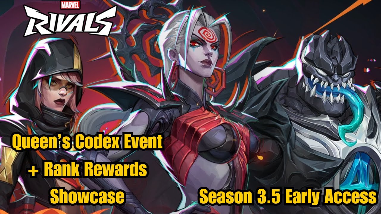 Queen's Codex Event and Rank Rewards Showcase | Marvel Rivals Season 3.5 Early Access