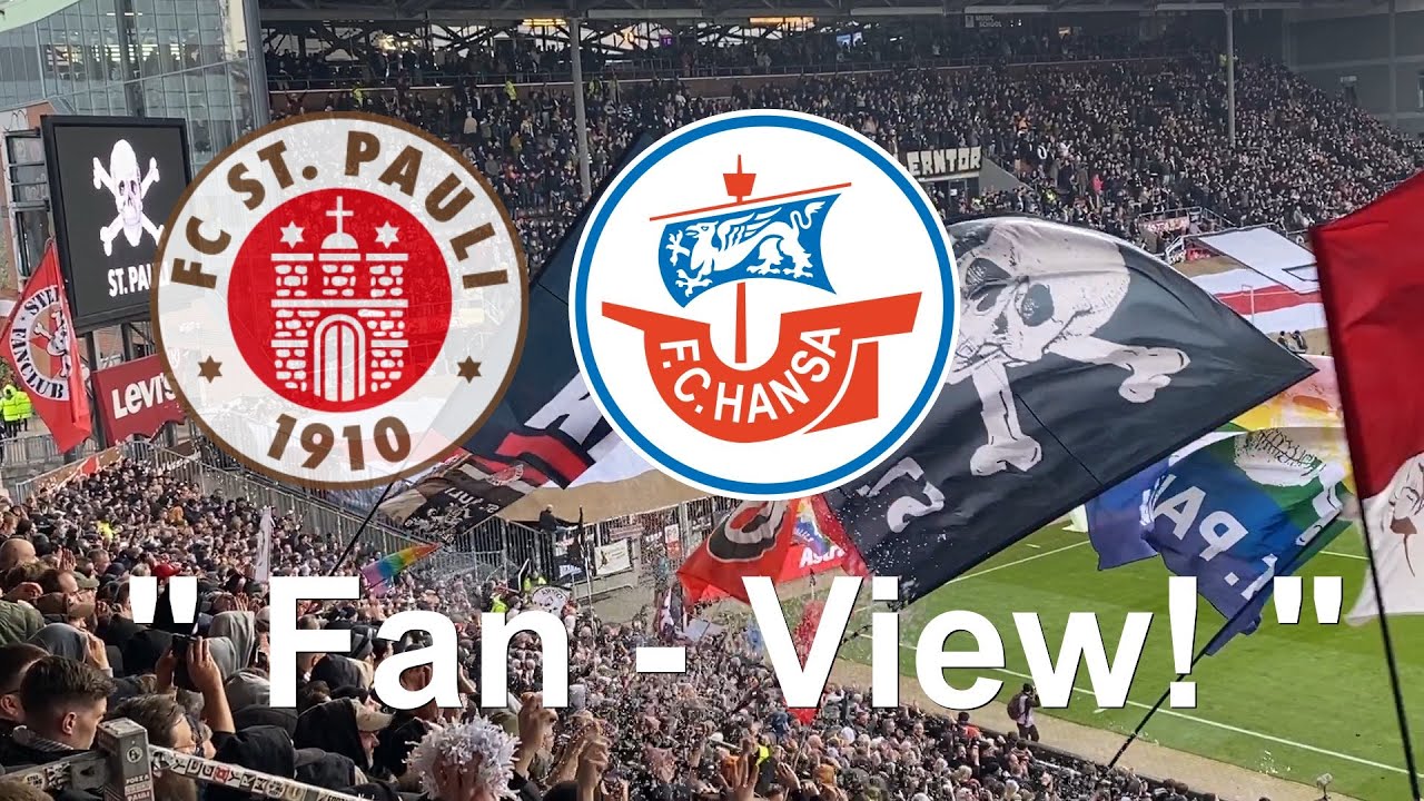 Krasse Stimmung am Millerntor   FCStPauli   Hansa Rostock   short clip  