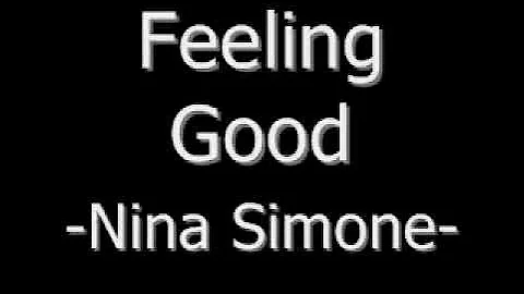 Feeling Good -Nina Simone (Lyrics)