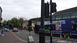 Bus Catch At Midsonner Norton Town Centre Today. 23.10.21.