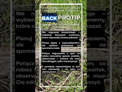 Jak połączyć podróżowanie z tworzeniem - PROTIP- Jak nagrywać film z wakacji? #wakacje #shorts