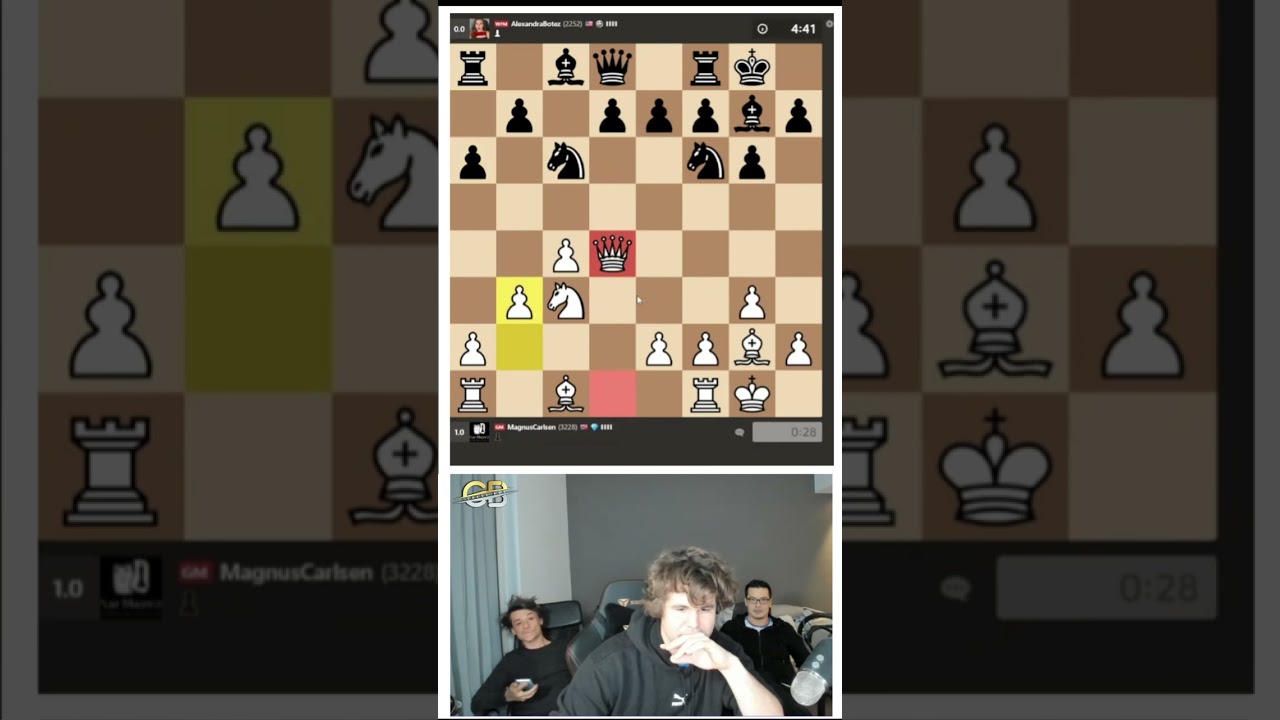 Magnus vs Alexandra part 5 #magnuscarlsen #carlsen #chess