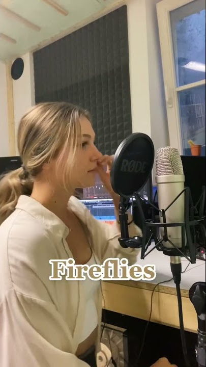 FIREFLIES by Owl City … but vocals only!
