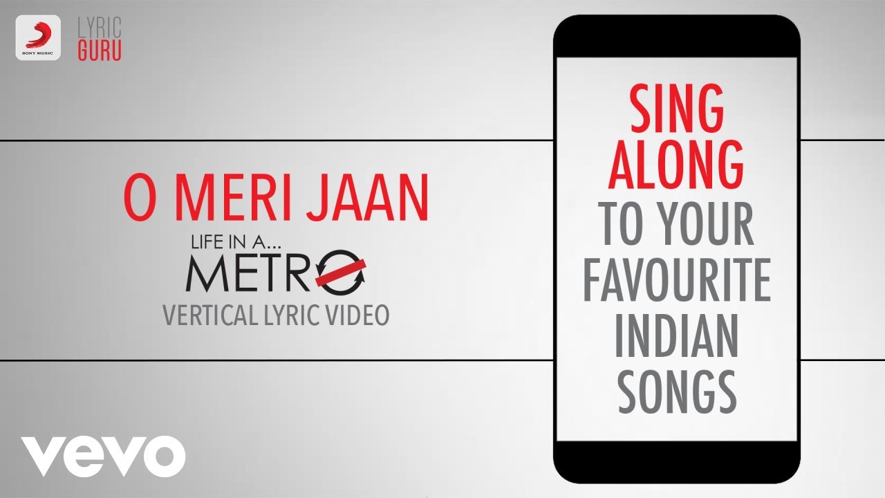 O Meri Jaan   Life in a MetroOfficial Bollywood LyricsKKPritam