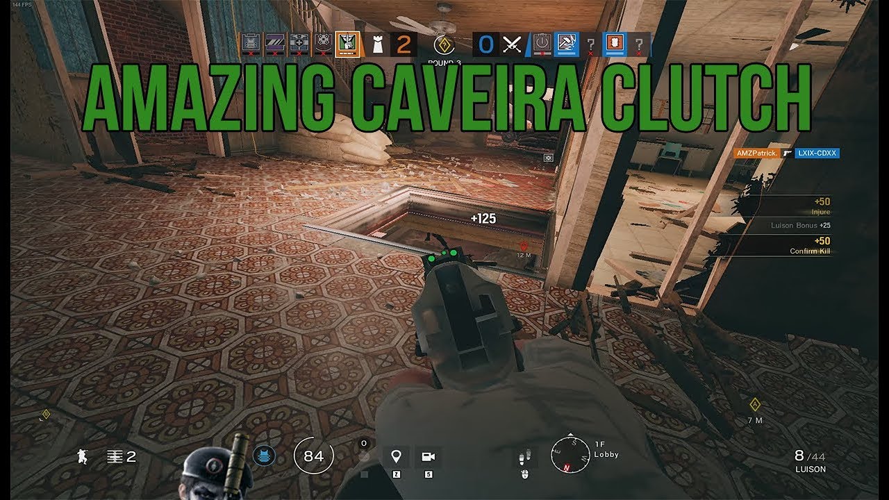 Amazing Caveira Clutch - Rainbow Six Siege - YouTube