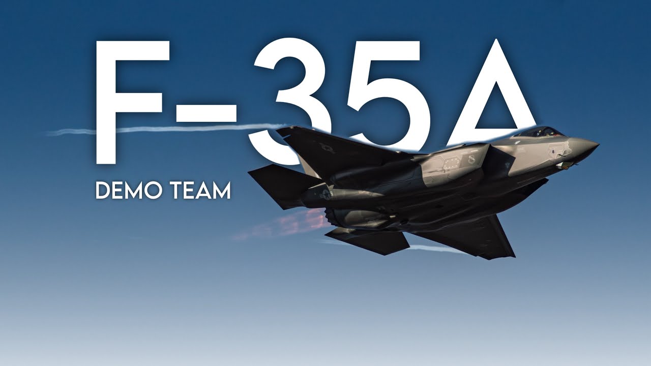 F-35A DEMO TEAM | FIDAE 2026 | DÍA I - YouTube