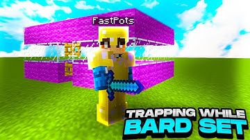 TRAPPING WHILE IN A BARD SET *RAIDABLE* | CavePvP #119