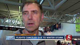 Winter Storm Prompts Cancellations At Nashville Airport