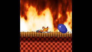 Sonic Crushed Tails Into Pieces With Spindash #shorts