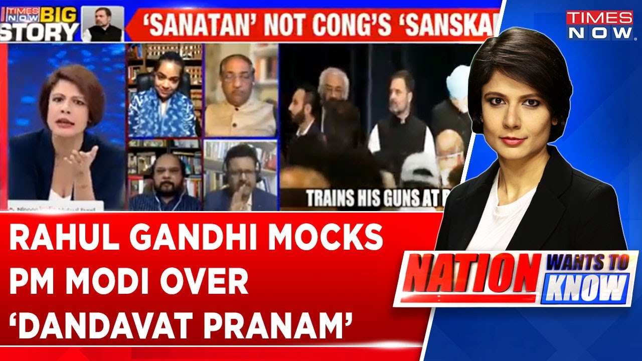 'What Is Sengol? I Don't Understand,' Congress Leader SyamPrasad Meka In Times Now Debate