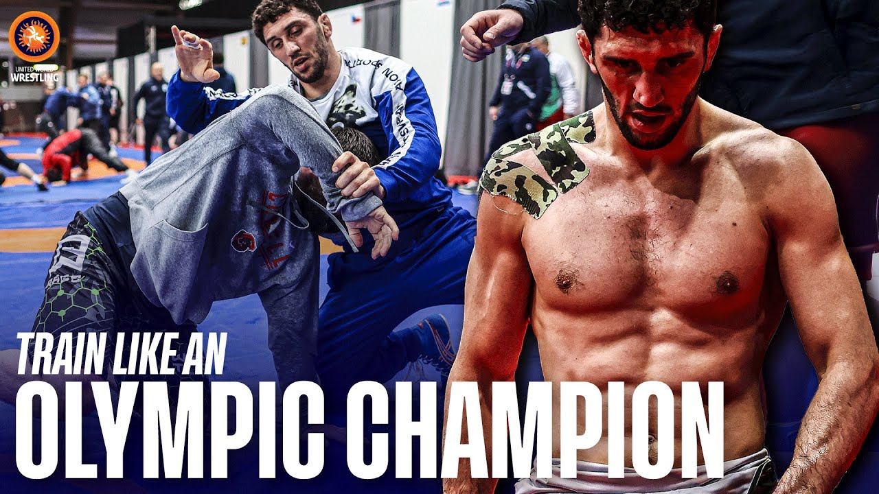 Train like an Olympic champion | Zaurbek Sidakov warms up with Ismael Musukaev & Taimuraz Salkazanov