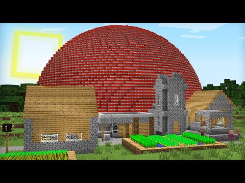 ОТКУДА У НАС В ДЕРЕВНЕ ПОЯВИЛСЯ ОГРОМНЫЙ ШАР ИЗ ДИНАМИТА В МАЙНКРАФТ | Компот Minecraft