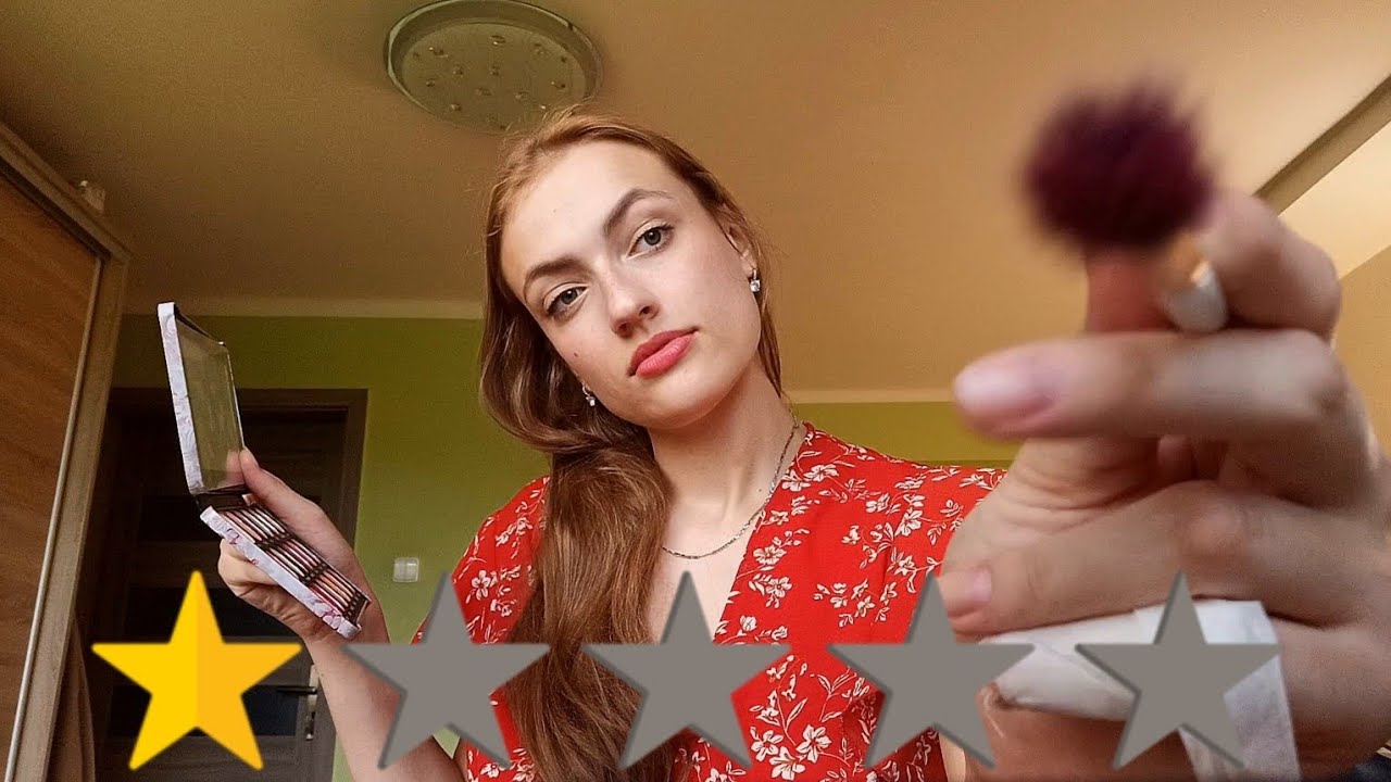 ASMR the worst rated make-up artist 😬