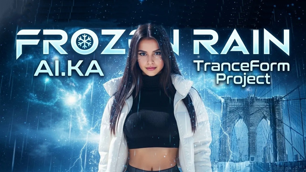 ❄Frozen Rain - AI.KA Digital Singer feat. TranceForm Project | Official Music Video